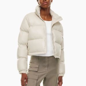Aritzia cropped puffer jacket